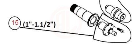 Rothenberger Rogroover 1500001351 İçin Silindir 1-1 1 /2 İnç - 1500001608