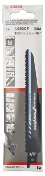 Bosch Panter Testere Bıçağı Endurance For Heavy Metal S 930 CF 150 mm (5 Adet) - 2608657527