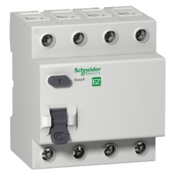 Schneider Easy9 Kaçak Akım Koruma Rölesi 4P 63A 300Ma Ac-Tip 400V