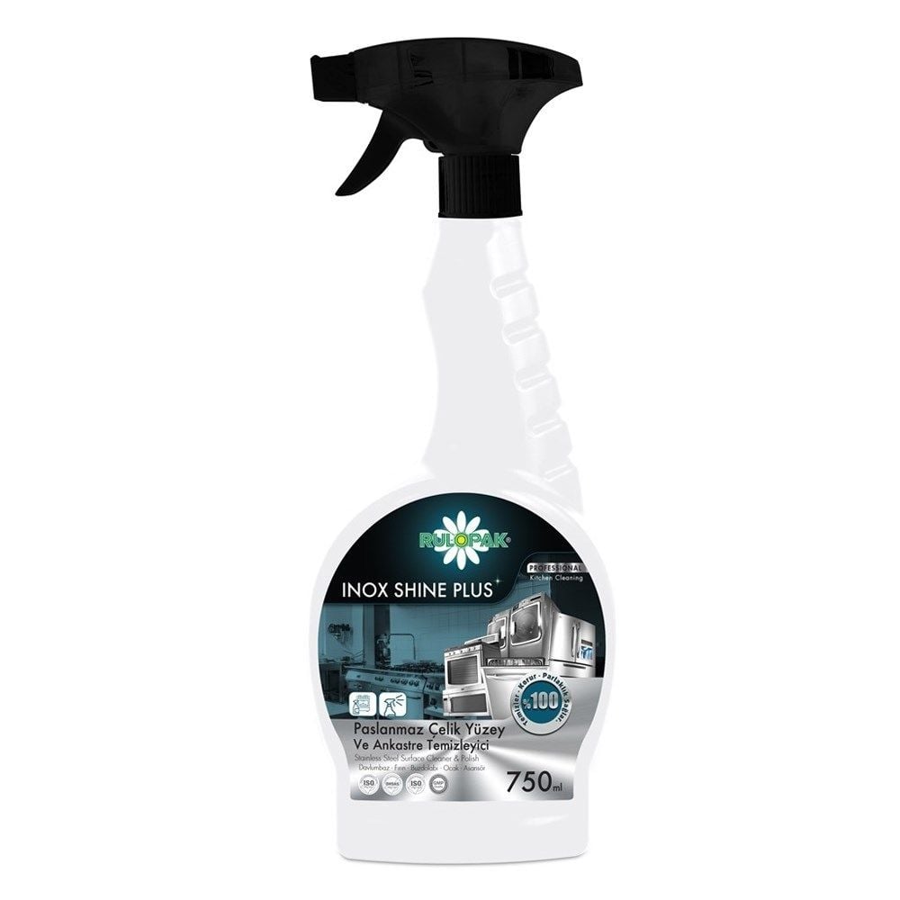 Rulopak Paslanmaz Çelik Yüzey Ve Ankastre Temizleyici 750 ml