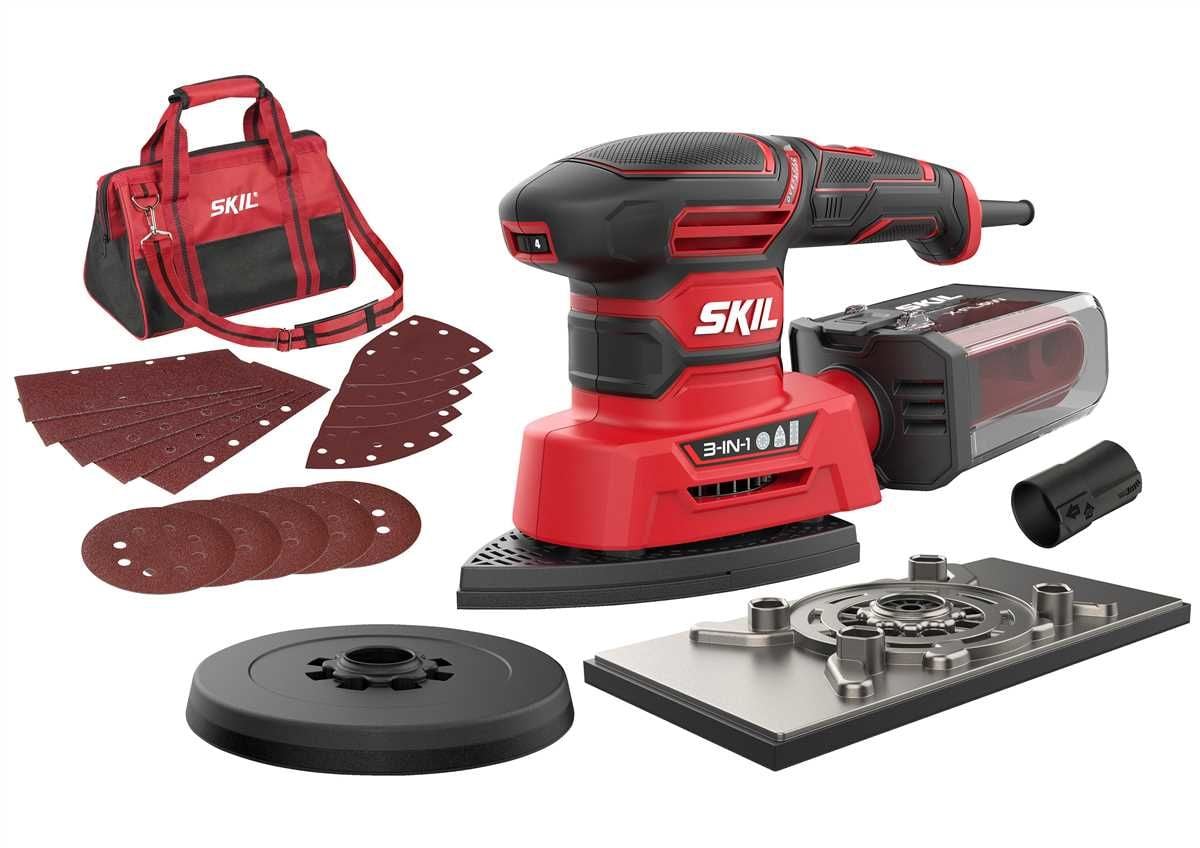 Skil 7280DA 3 İn 1 MultiZımpara 250W Çantalı