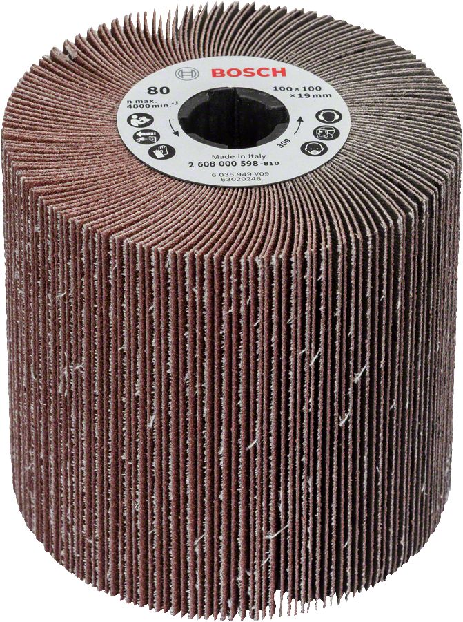 Bosch Flap Mop Zımpara 100x100x19 mm 80 Kum (GBR 14 CE) - 2608000598