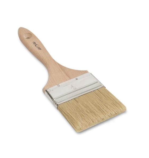 Yapaş Arya Black Ahşap Saplı Standart Kestirme Fırça No 4 - YP6056