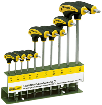 Proxxon Endüstriyel 22 652 Proxxon T Saplı Torx Allen Anahtar Setı