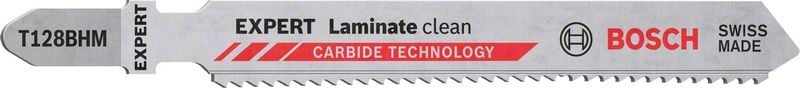 Bosch Dekupaj Testere Bıçağı Expert LaminateClean T128 BHM (2 Adet) - 2608901377