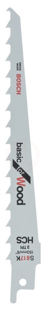 Bosch Panter Testere Bıçağı Basic For Wood S 617 K 150 mm (2 Adet) - 2608650616