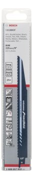 Bosch Panter Testere Bıçağı Endurance For Heavy Metal S 1130 CF 225 mm (25 Adet) - 2608657932
