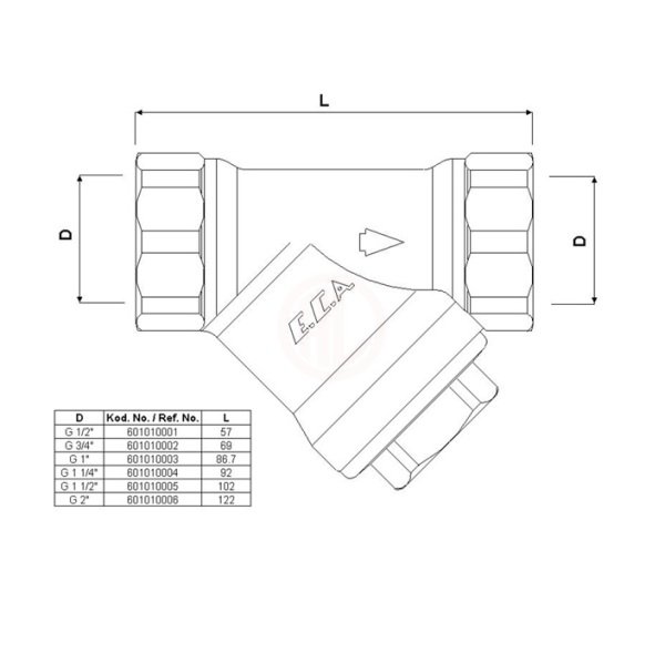Eca FİLTRE G 1 - 601010003
