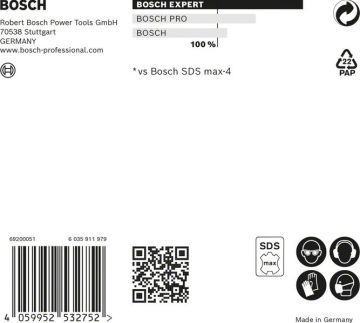 Bosch Kırıcı Delici Uç SDS-Max-8X Expert 12x340 mm (1 Adet) - 2608900201