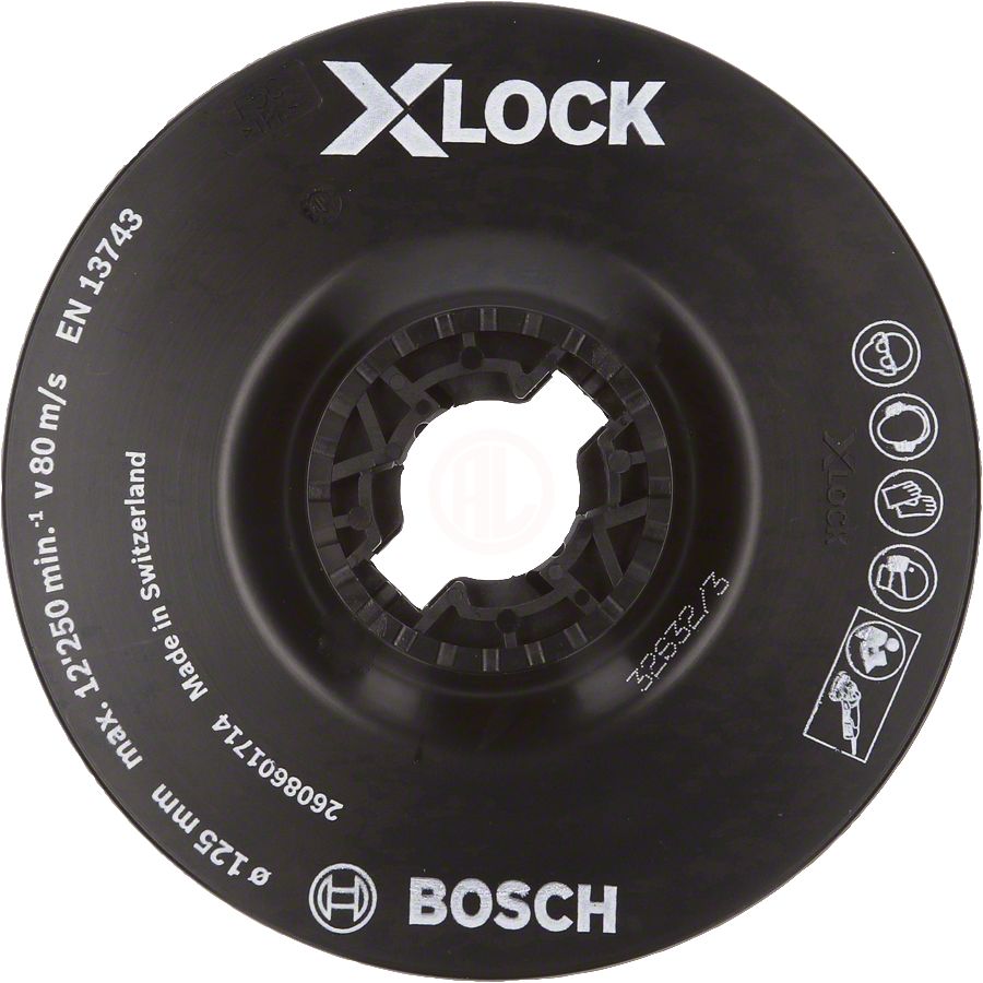 Bosch X-Lock Fiber Disk İçin Taban 125 mm Yumuşak - 2608601714