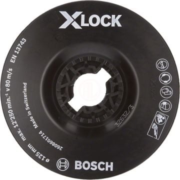 Bosch X-Lock Fiber Disk İçin Taban 125 mm Yumuşak - 2608601714