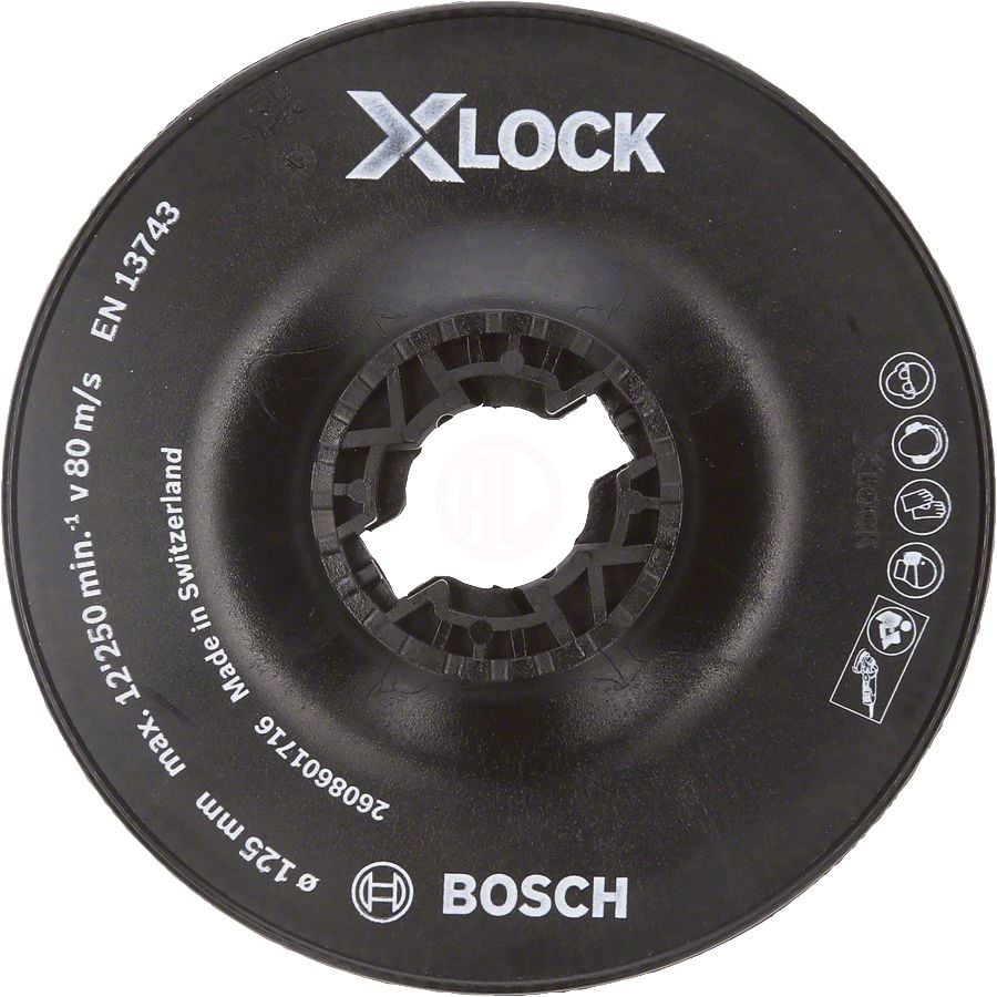 Bosch X-Lock Fiber Disk İçin Taban 125 mm Sert - 2608601716
