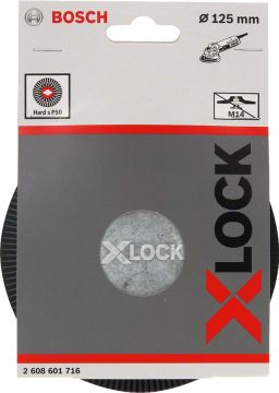 Bosch X-Lock Fiber Disk İçin Taban 125 mm Sert - 2608601716