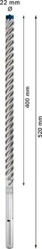 Bosch Kırıcı Delici Uç SDS-Max-8X Expert 22x520 mm (1 Adet) - 2608900234