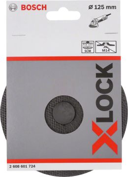 Bosch X-Lock Velcro Zımpara Tabanı SCM Merkez Delikli 125 mm - 2608601724