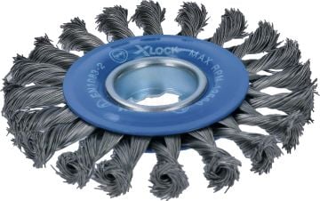 Bosch X- Lok Çelik Burgulu Yuvarlak Fırça Heavy For Metal 115x0,50 mm - 2608620731