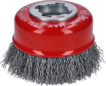Bosch X-Lock Çelik Saçaklı Çanak Fırça Clean For Metal 75x0,30 mm - 2608620725