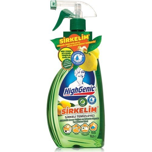Highgenic SİRKELİM LİMONLU SİRKELİ TEMİZLEYİCİ 1000 ML - HG3048