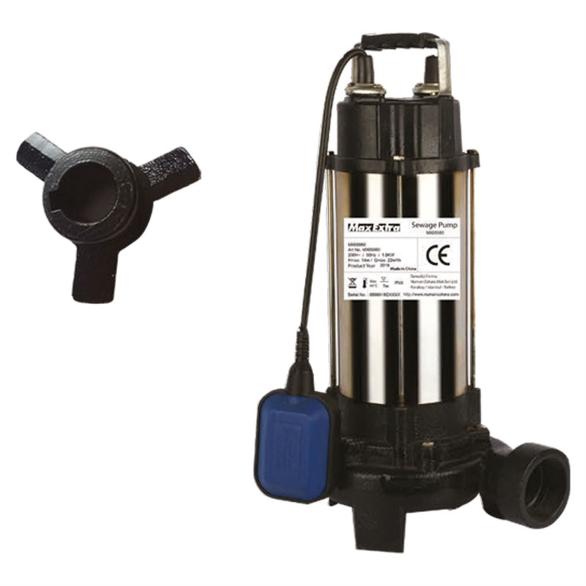 Max Extra 1100 Watt Kirli Su Dalgıç Pompa - MX05910