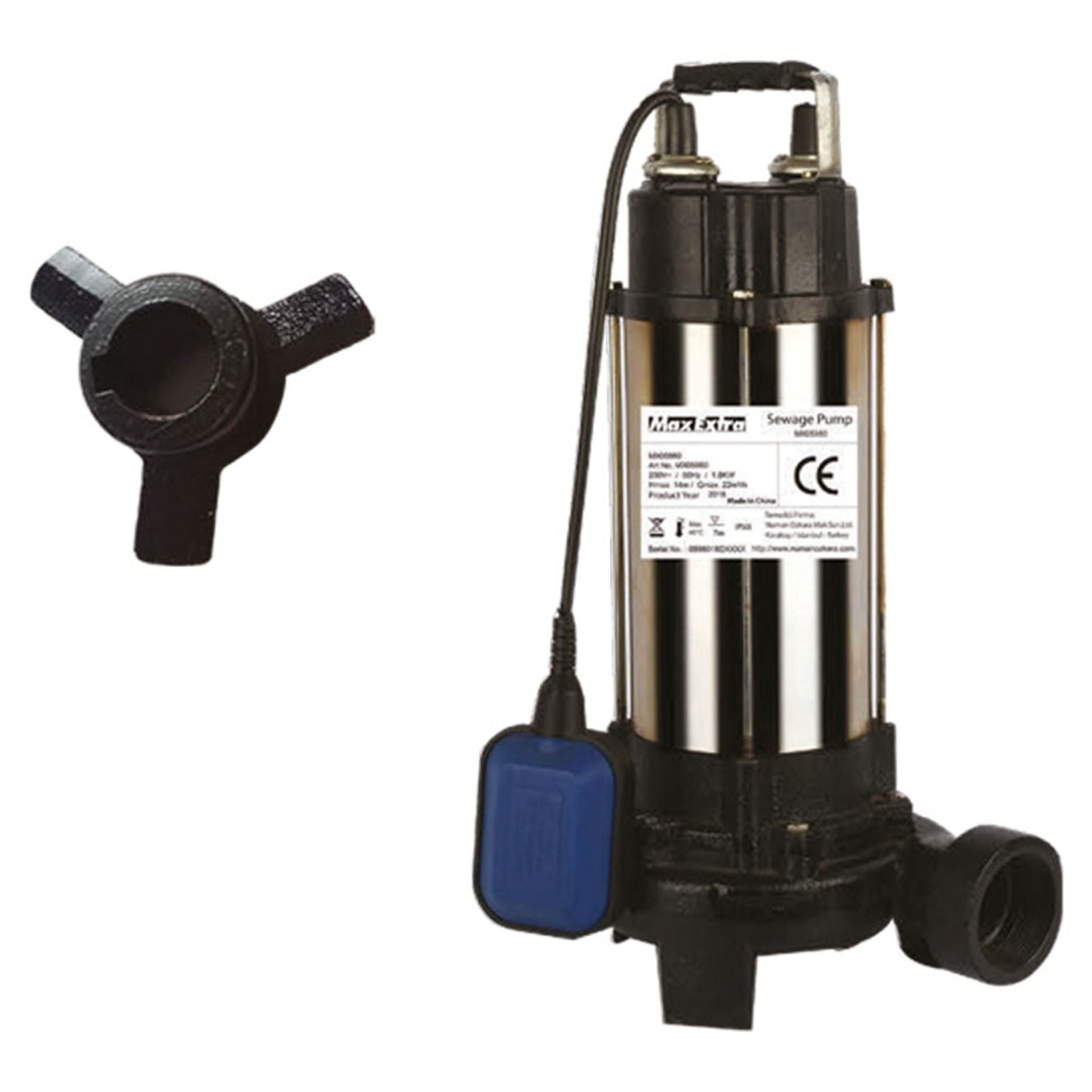 Max Extra 1800 Watt Kirli Su Dalgıç Pompa - MX05980