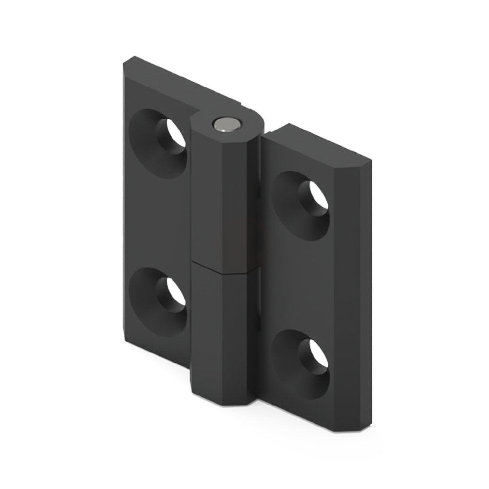 Mesan Yaprak Menteşe Plastik 50X50 Mm Cıvatasız