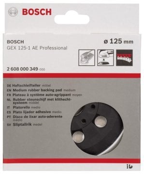 Bosch Zımpara Tabanı 8 Delik 125 mm Orta (GEX 125-1 AE) - 2608000349