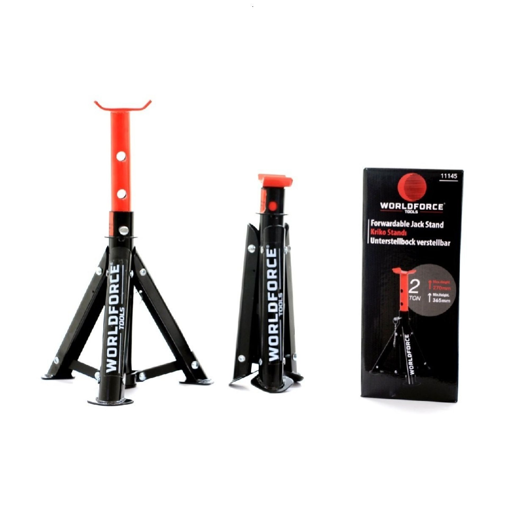 Worldforce Kriko Standı 2 Ton Katlanır