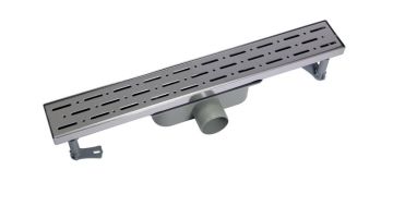Visam Duş Süzgeci Delikli Paslanmaz Çelik Izgaralı Ø50 mm 40 Cm