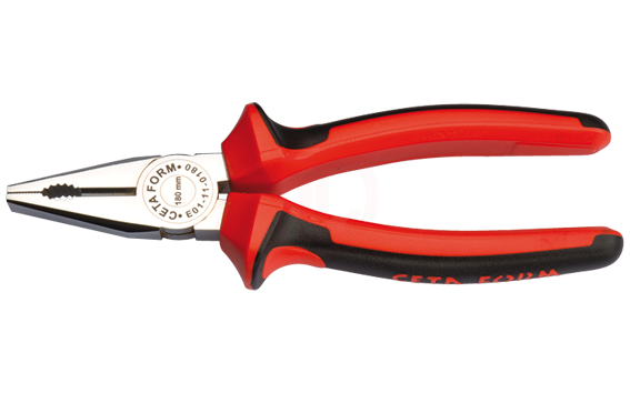 Ceta Form 180 Mm Kombine Pense (Parlak Krom/Duotech Sap)