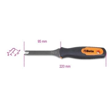 Beta Macun Sıyırıcı Bıçak 1479U/13