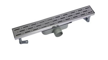 Visam Duş Süzgeci Delikli Paslanmaz Çelik Izgaralı Ø50 mm 60 Cm
