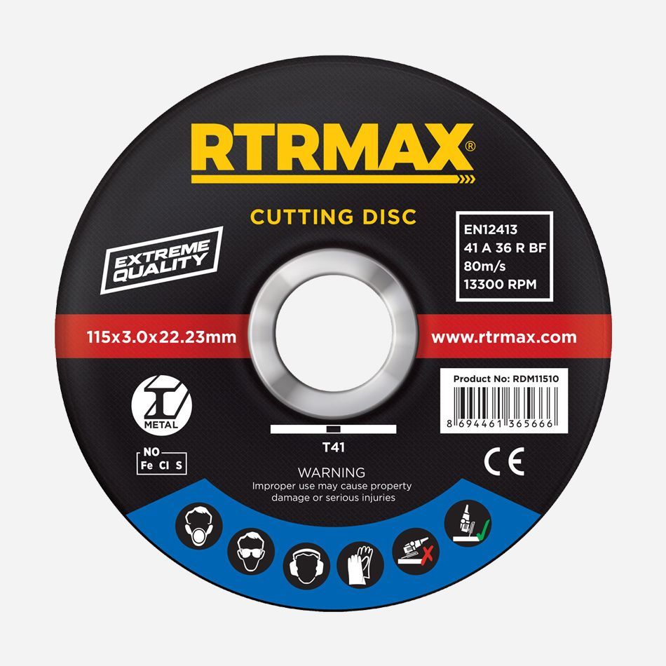 Rtrmax RDM23018 Metal-İnox Kesici Disk 230 x 1.8 x 22