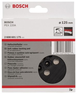 Bosch Zımpara Tabanı 8 Delik 125 mm Ora (PEX 220 A) - 2608601175
