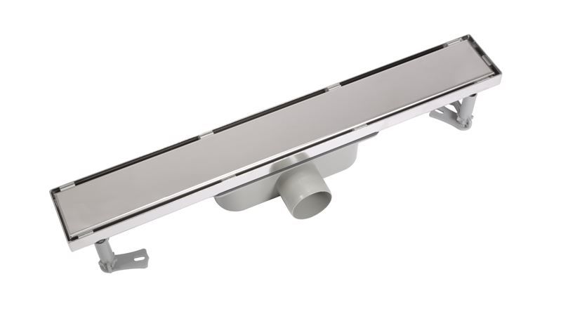 Visam Duş Süzgeci Düz Paslanmaz Çelik Izgaralı Ø50 mm 40 Cm
