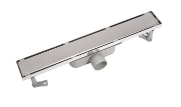 Visam Duş Süzgeci Düz Paslanmaz Çelik Izgaralı Ø50 mm 40 Cm