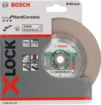 Bosch X-Lock Elmas Kesme Diski Best For Hard Ceramic 85x22,23 mm - 2608615133