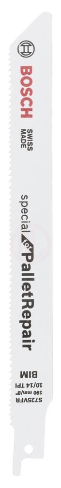 Bosch Panter Testere Bıçağı Special For PalletRepair S 725 VFR 190 mm (100 Adet) - 2608658034