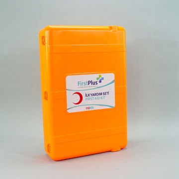 FirstPlus İlk Yardım Seti İş Yeri Turuncu Dolaplı ve Duvar Monteli - FP04.108