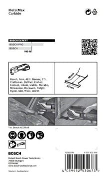Bosch Starlock Aksesuarı / Expert Starlock Testere Ucu MeMax AIZ 32AT (5 Adet) - 2608900015