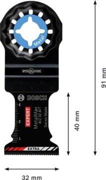 Bosch Starlock Aksesuarı / Expert Starlock Testere Ucu MeMax AIZ 32AT (5 Adet) - 2608900015