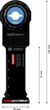 Bosch Starlock Aksesuarı / Expert StarlockMax Testere MeMax MAIZ32AT (1 Adet) - 2608900022