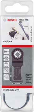 Bosch Starlock Testere Ucu Wood And Metal AIZ 32 APB 32 mm (10 Adet) - 2608664470