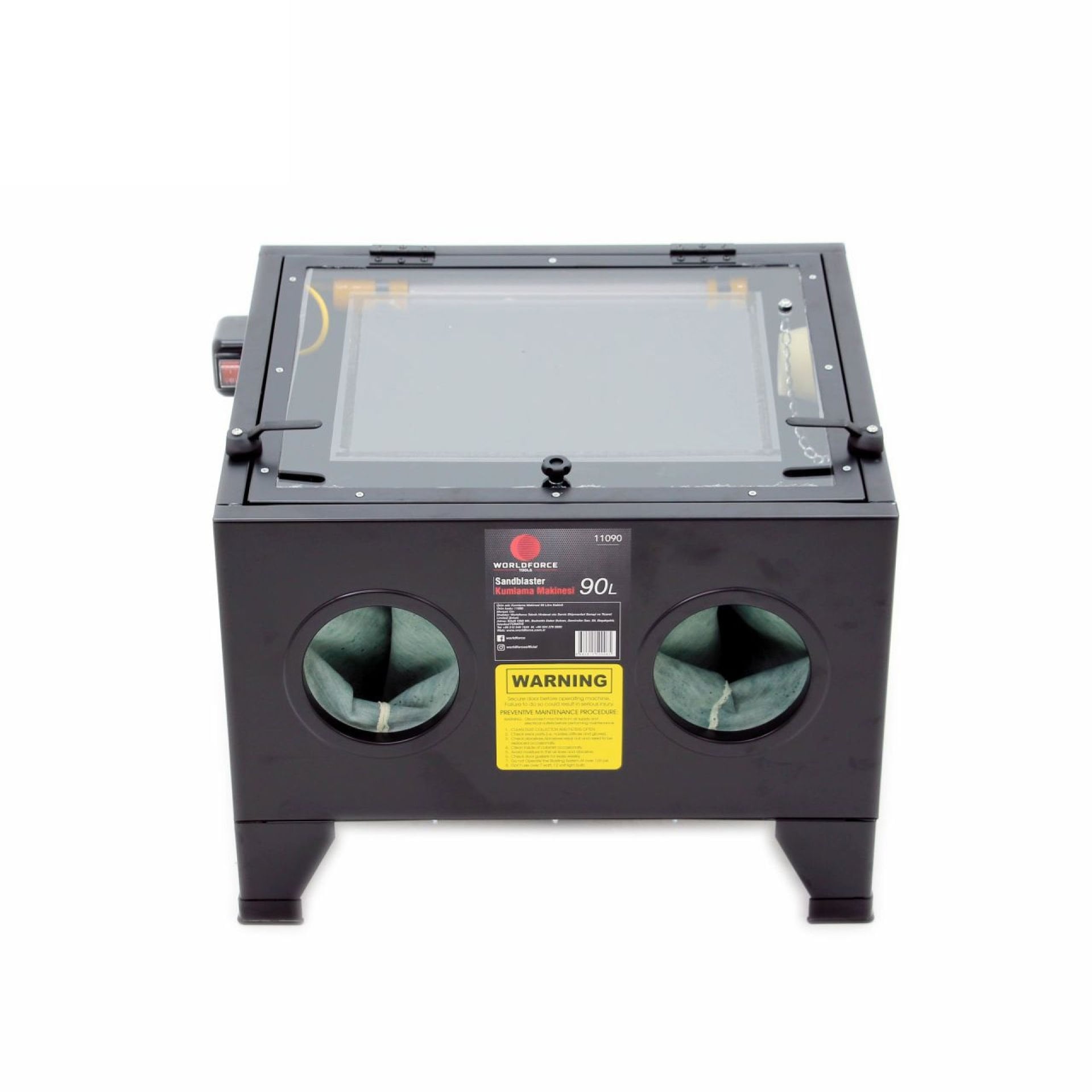 Worldforce Kumlama Makinesi 90 Lt Kabinli (11090)