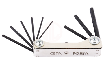 Ceta Form 9 Parça Çakı Tipi Allen Anahtar Seti #2 Metal Kasa Sae