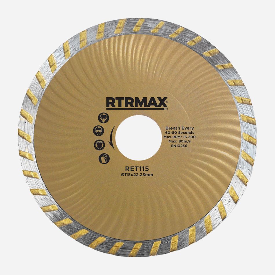 Rtrmax RET180 180 Turbo Kanallı Elmas Testere