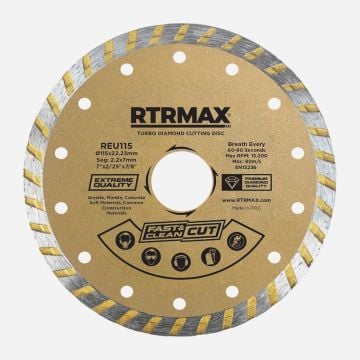 Rtrmax REU115 115 Turbo Elmas Testere