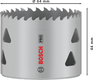 Bosch Aksesuar PRO Multi Material Delik Açma Testeresi 64 mm - 2608901520