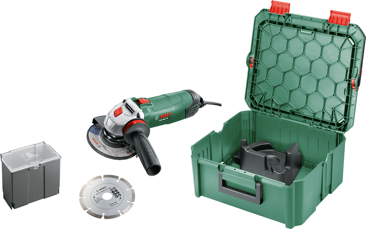 Bosch Avuç Taşlama Makinesi PWS 850-125 (125 mm) + System Box Set - 06033A270A