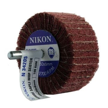 Nikon Saplı Kombi Mop Non Woven Zımpara 100 Kum - NIK34205