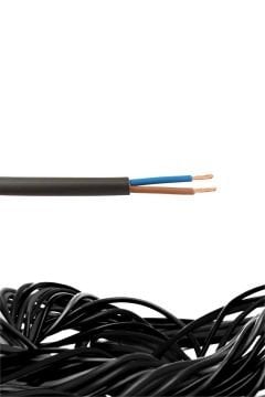 Öznur TTR Kablo 2x1,5 mm (H05VV-F) Siyah